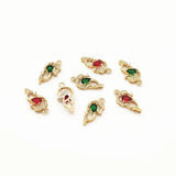 Crystal Dolphin Charm for DIY Earrings, 50PCS