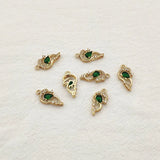 Crystal Dolphin Charm for DIY Earrings, 50PCS