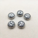 100pcs CCB Rhodium Round Beads for Earrings Parts