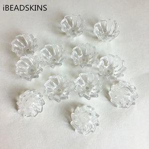 320pcs Clear Acrylic Torus-Shaped Beads for Earrings, Jewelry Making DIY