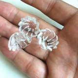 320pcs Clear Acrylic Torus-Shaped Beads for Earrings, Jewelry Making DIY