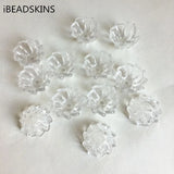 320pcs Clear Acrylic Torus-Shaped Beads for Earrings, Jewelry Making DIY