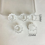 320pcs Clear Acrylic Torus-Shaped Beads for Earrings, Jewelry Making DIY