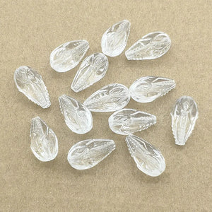 380pcs Clear Drop Shape Beads for DIY Necklace Earrings