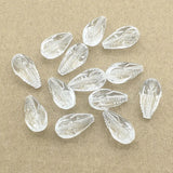 380pcs Clear Drop Shape Beads for DIY Necklace Earrings