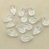 380pcs Clear Drop Shape Beads for DIY Necklace Earrings