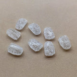 230pcs Clear Irregular Shape Beads for Earrings DIY Parts