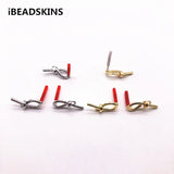 100pcs/lot Zinc Alloy Balloon-Shaped Stud Earring Parts for Jewelry DIY