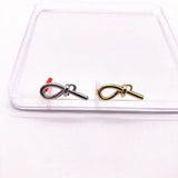 100pcs/lot Zinc Alloy Balloon-Shaped Stud Earring Parts for Jewelry DIY