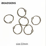 22mm 100pcs K Zinc Alloy Ring Charm for Jewelry DIY