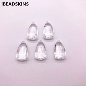 410pcs Clear Acrylic Drop Shape Beads for Earrings DIY