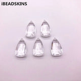 410pcs Clear Acrylic Drop Shape Beads for Earrings DIY