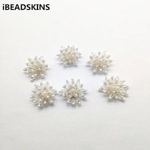 Mini Glass Pearls Charm for Earrings DIY