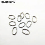 Rhodium CCB Oval Shape Beads for Earrings 500pcs