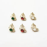 50pcs CZ/Crystal Butterfly Charms for DIY Jewelry Making