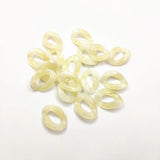 22x16mm Oval-Shaped Marble Effect Beads for Jewelry Making