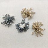 Handmade Mini Glass Pearls Earrings Charm 22x16mm