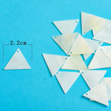 100pcs Triangle-Shape Charms for Stud Earring Accessories