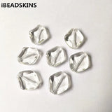 Clear Acrylic Rhombus Beads 280pcs for DIY Jewelry