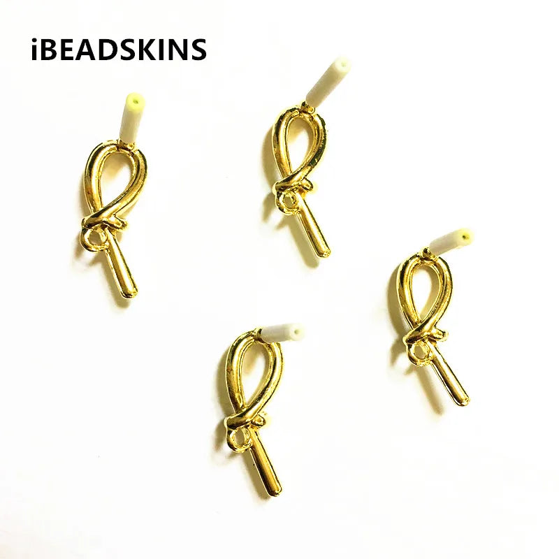 Zinc Alloy Geometric Earrings Base 100pcs/lot