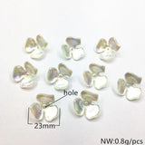 23mm 100pcs Aurora Petal Beads for DIY Jewelry