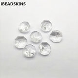 Clear Acrylic Octagon-shape Beads 145pcs for Jewelry Making