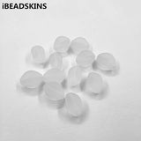 180pcs Frosted Clear Carambola Beads for Jewelry Making