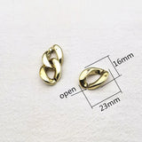 UV Plating chain-shape Beads for Jewelry DIY 200pcs