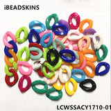 Oval-Shaped Chain Beads for Jewelry Making