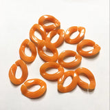 Oval-Shaped Chain Beads for Jewelry Making
