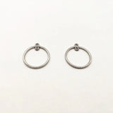 Ring Shape Charm for Stud Earrings - 100pcs - Earring Accessories