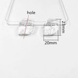 Clear Acrylic Hexagon Beads 140pcs for Jewelry DIY