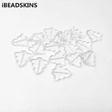 450pcs Clear Acrylic Tree-Shape Beads for Jewelry DIY