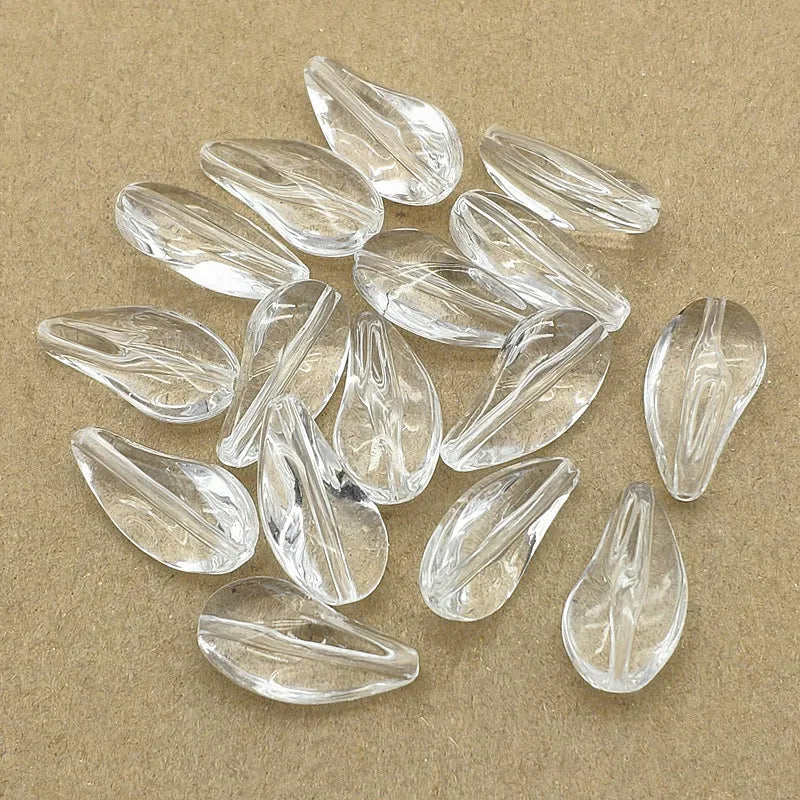 Acrylic Clear Drop Beads for Earring DIY - 350pcs - Jewelry Findings