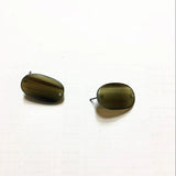 50pcs Acetic Acid Oval Earrings Accessories for DIY