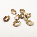 550pcst Acrylic marble oval-shape beads for earrings