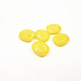 180pcs Acrylic Double Faceted Oval Beads for Jewelry Making