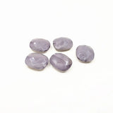 180pcs Acrylic Double Faceted Oval Beads for Jewelry Making