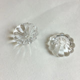 Clear Acrylic Torus Beads for Earrings - 190pcs