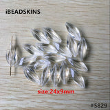 440pcs Acrylic Twisted Form Shape Charm Beads #5829