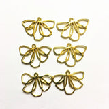 Zinc Alloy Leaf Charms for Earrings DIY Making