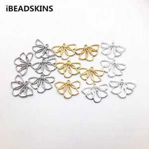 Zinc Alloy Leaf Charms for Earrings DIY Making