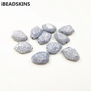 100pcs Clear Acrylic Irregular Beads for Earrings DIY