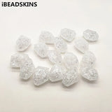 100pcs Clear Acrylic Irregular Beads for Earrings DIY