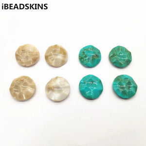 200pcs/Lot 25mm Solid Acrylic Coin Shape Beads for Earrings