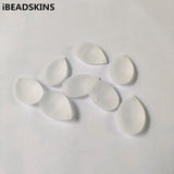 400pcs Clear Acrylic Frosted Drop Beads for Necklace Earrings DIY