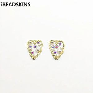 Heart Charm for Necklace, Earrings, Accessories - 25x19mm