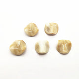 250pcs 25x24mm Solid Acrylic Twisted Coin Beads for Earrings DIY