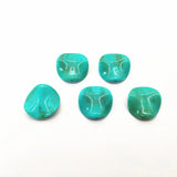 250pcs 25x24mm Solid Acrylic Twisted Coin Beads for Earrings DIY