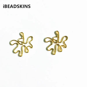Zinc Alloy Charm Beads for Earrings DIY - 25x24mm - 100pcs/lot
